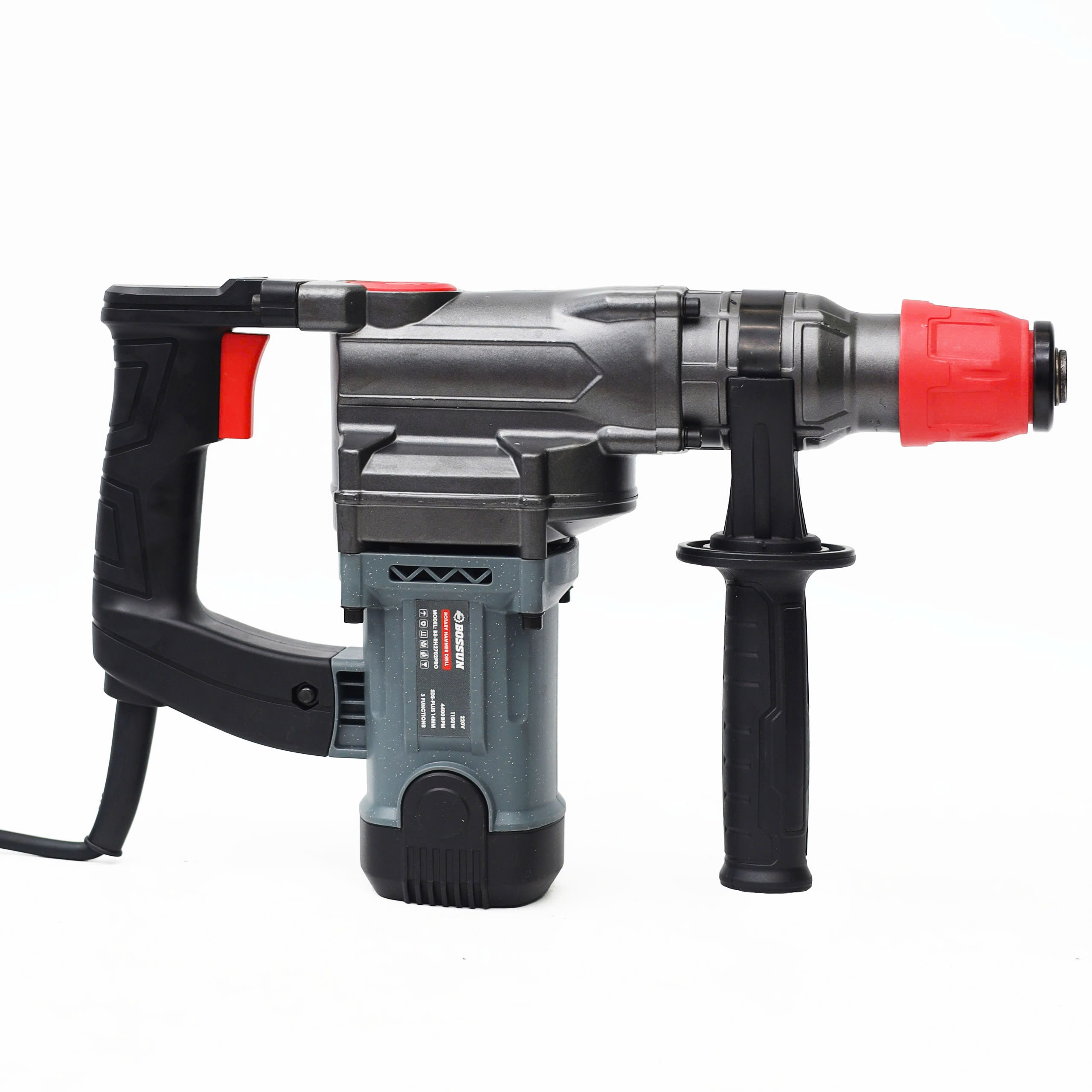 [ TẶNG 5 MŨI KHOAN] Máy khoan đục bê tông điện BOSSUN BS-RH2702PRO – Công suất – Lực đập 3.5J